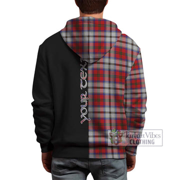 MacCulloch Dress Tartan Hoodie with Family Crest and Half Of Me Style