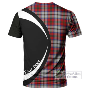 MacCulloch Dress Tartan T-Shirt with Family Crest Circle Style