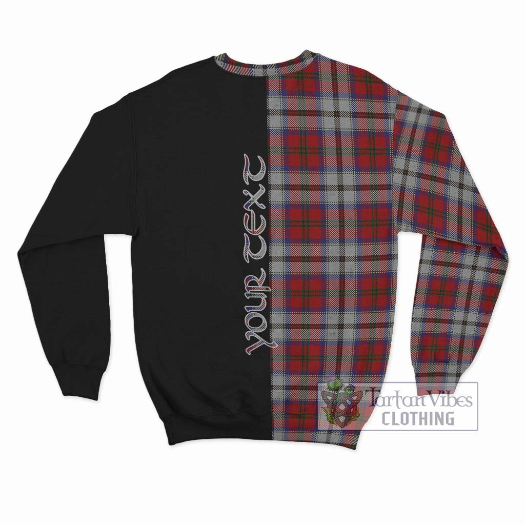 Tartan Vibes Clothing MacCulloch Dress Tartan Sweatshirt with Family Crest and Half Of Me Style