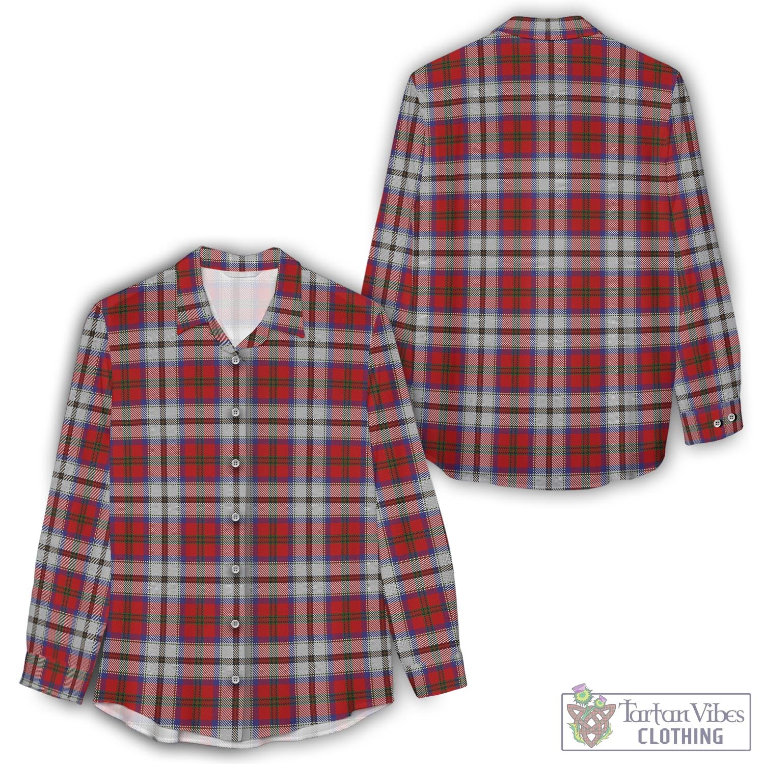 MacCulloch Dress Tartan Womens Casual Shirt