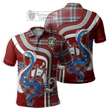 MacCulloch Dress Tartan Polo Shirt with Epic Bagpipe Style