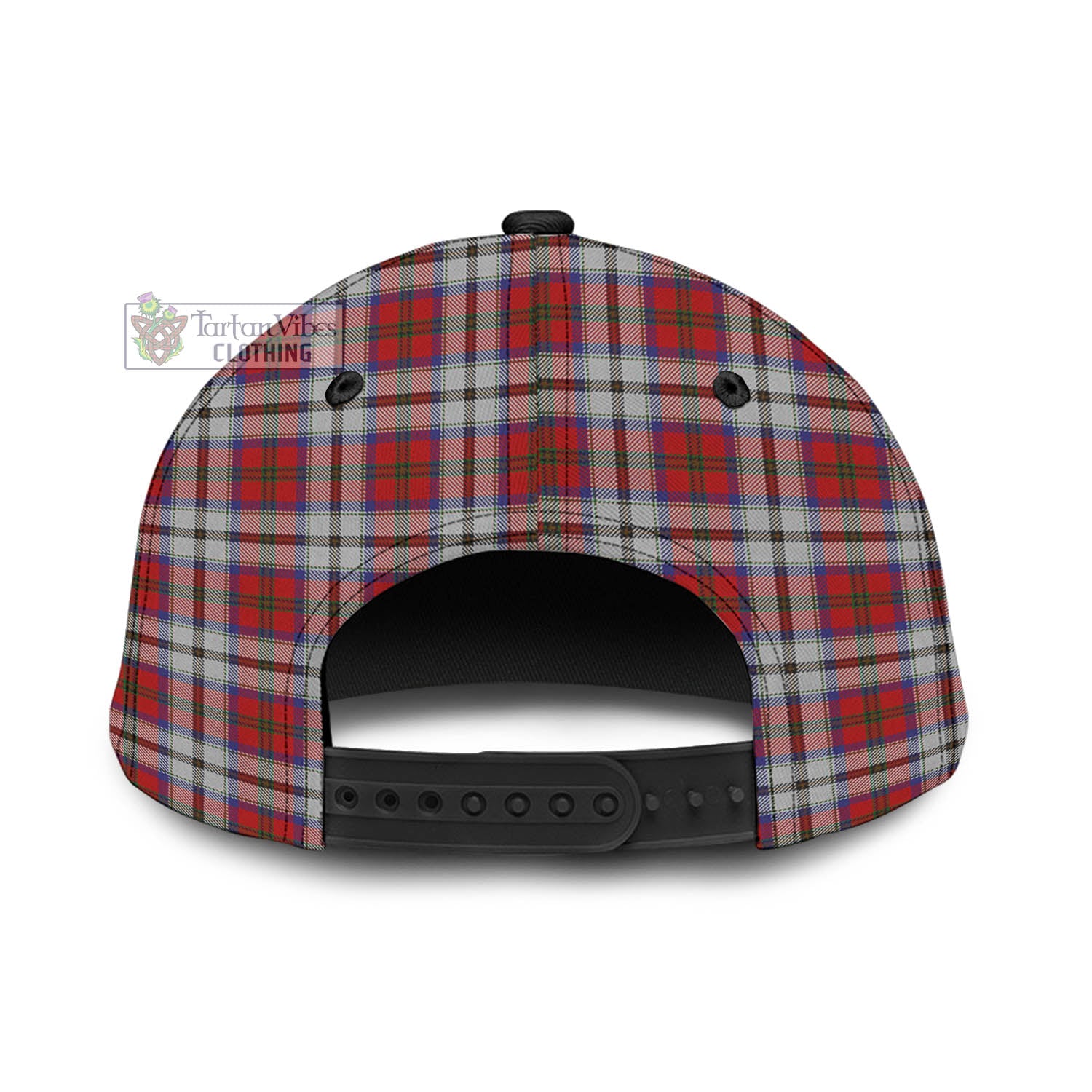 Tartan Vibes Clothing MacCulloch Dress Tartan Classic Cap with Family Crest In Me Style