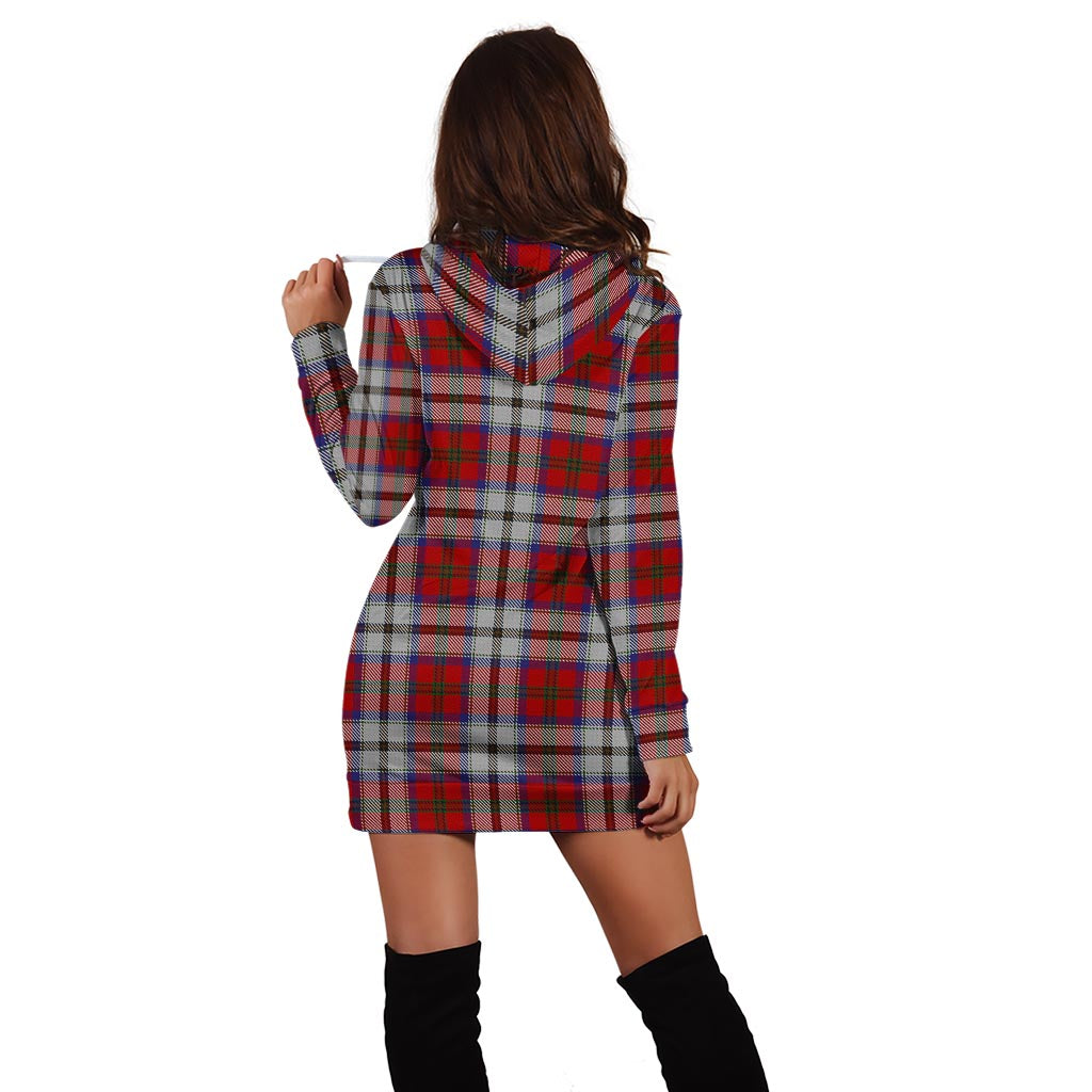 MacCulloch Dress Tartan Hoodie Dress with Family Crest - Tartanvibesclothing