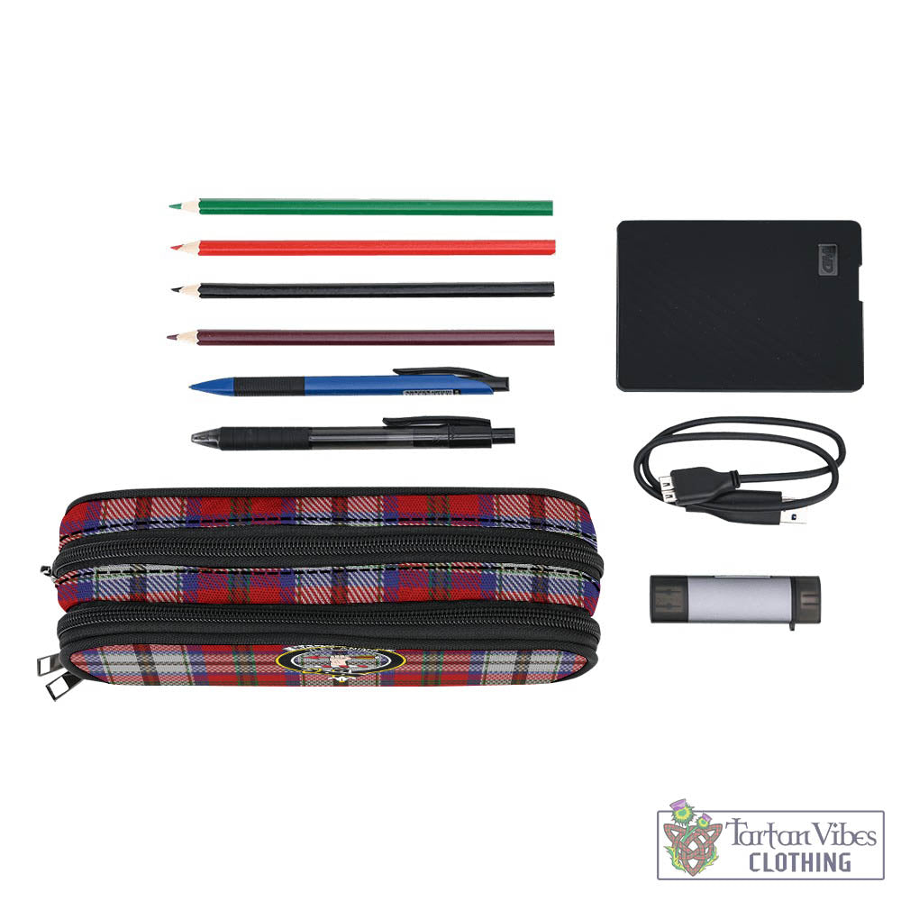 Tartan Vibes Clothing MacCulloch Dress Tartan Pen and Pencil Case with Family Crest