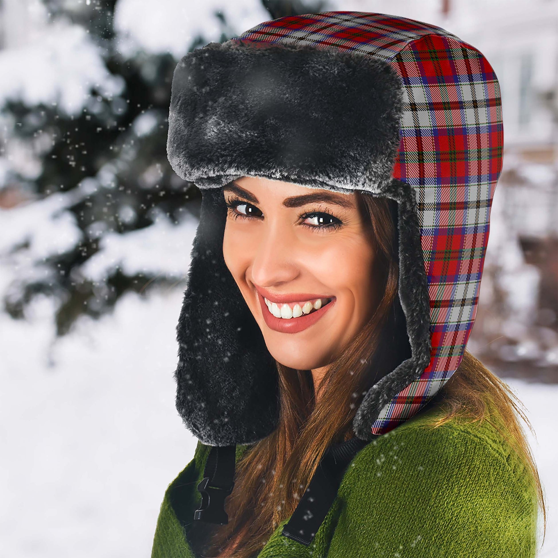 MacCulloch Dress Tartan Winter Trapper Hat - Tartanvibesclothing