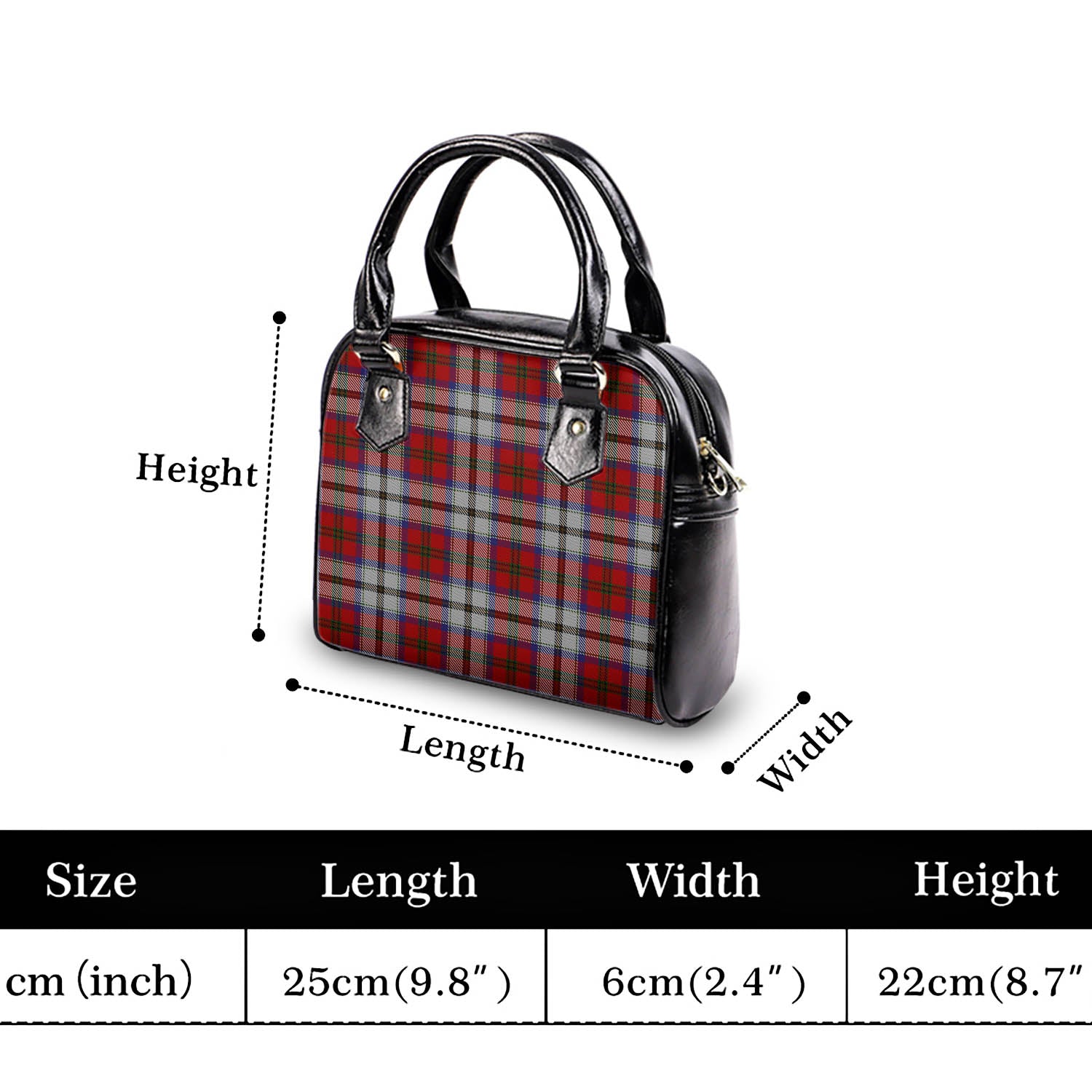 MacCulloch Dress Tartan Shoulder Handbags - Tartanvibesclothing