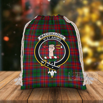 MacCulloch (McCulloch) Tartan Christmas Santa's Bag with Family Crest