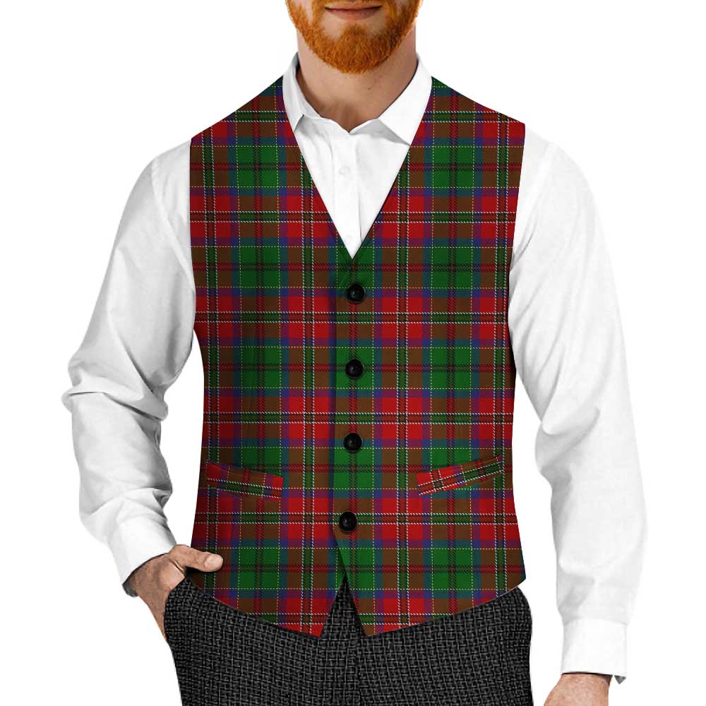 Tartan Vibes Clothing MacCulloch (McCulloch) Tartan Men's Sleeveless Suit Vest