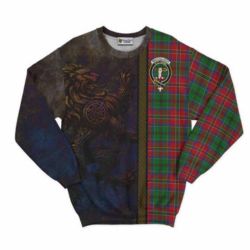 MacCulloch (McCulloch) Tartan Family Crest Sweatshirt Alba Gu Brath Be Brave Lion Ancient Style Unisex - Tartan Vibes Clothing