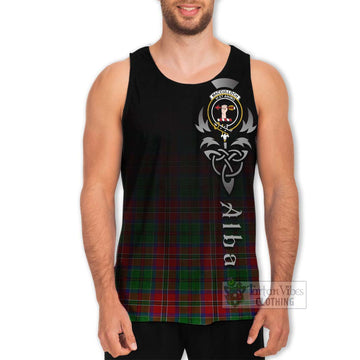 MacCulloch (McCulloch) Tartan Men's Tank Top Featuring Alba Gu Brath Family Crest Celtic Inspired