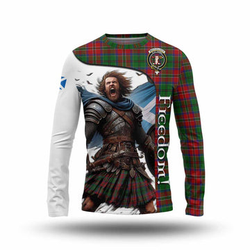 MacCulloch (McCulloch) Crest Tartan Long Sleeve T-Shirt Inspired by the Freedom of Scottish Warrior