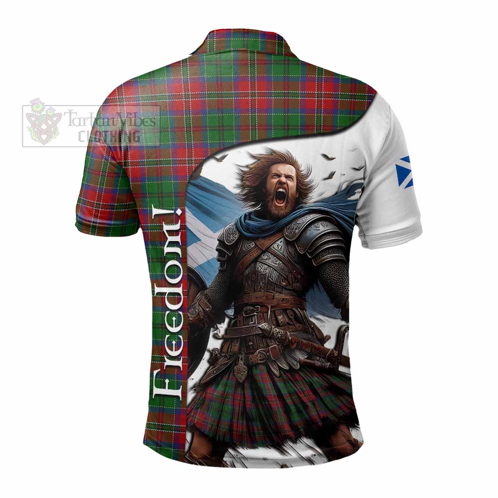 Tartan Vibes Clothing MacCulloch (McCulloch) Crest Tartan Polo Shirt Inspired by the Freedom of Scottish Warrior