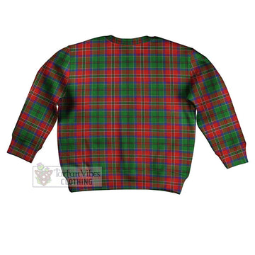 MacCulloch (McCulloch) Tartan Kid Ugly Sweater with Family Crest