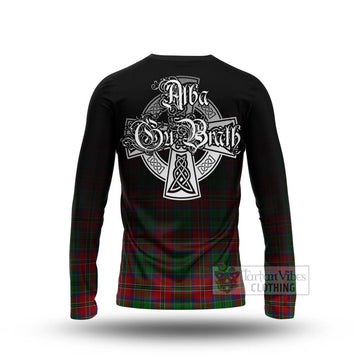 MacCulloch (McCulloch) Tartan Long Sleeve T-Shirt Featuring Alba Gu Brath Family Crest Celtic Inspired