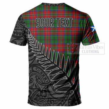 MacCulloch (McCulloch) Crest Tartan T-Shirt with New Zealand Silver Fern Half Style