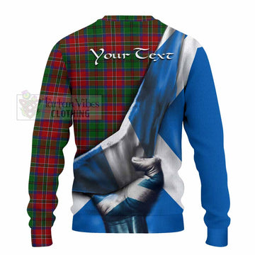 MacCulloch (McCulloch) Tartan Knitted Sweater with Family Crest Scotland Patriotic Style