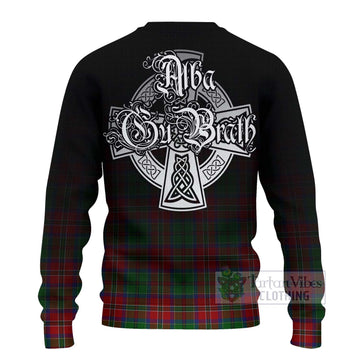 MacCulloch (McCulloch) Tartan Knitted Sweater Featuring Alba Gu Brath Family Crest Celtic Inspired