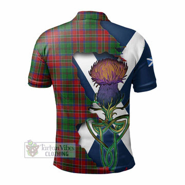 MacCulloch (McCulloch) Tartan Family Crest Polo Shirt Scottish Thistle Celtic Inspired - Tartan Vibes Clothing