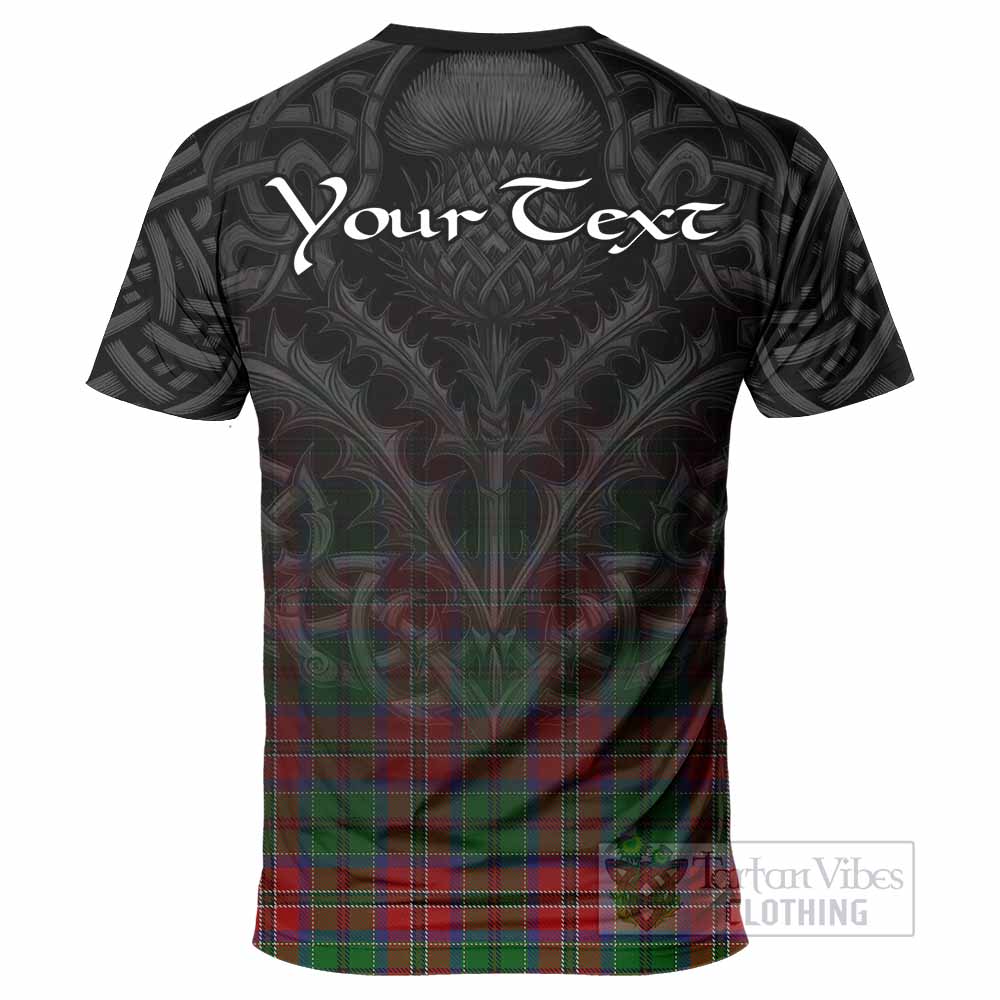 Tartan Vibes Clothing MacCulloch (McCulloch) Tartan T-Shirt with Family Crest Celtic Thistle Vibes