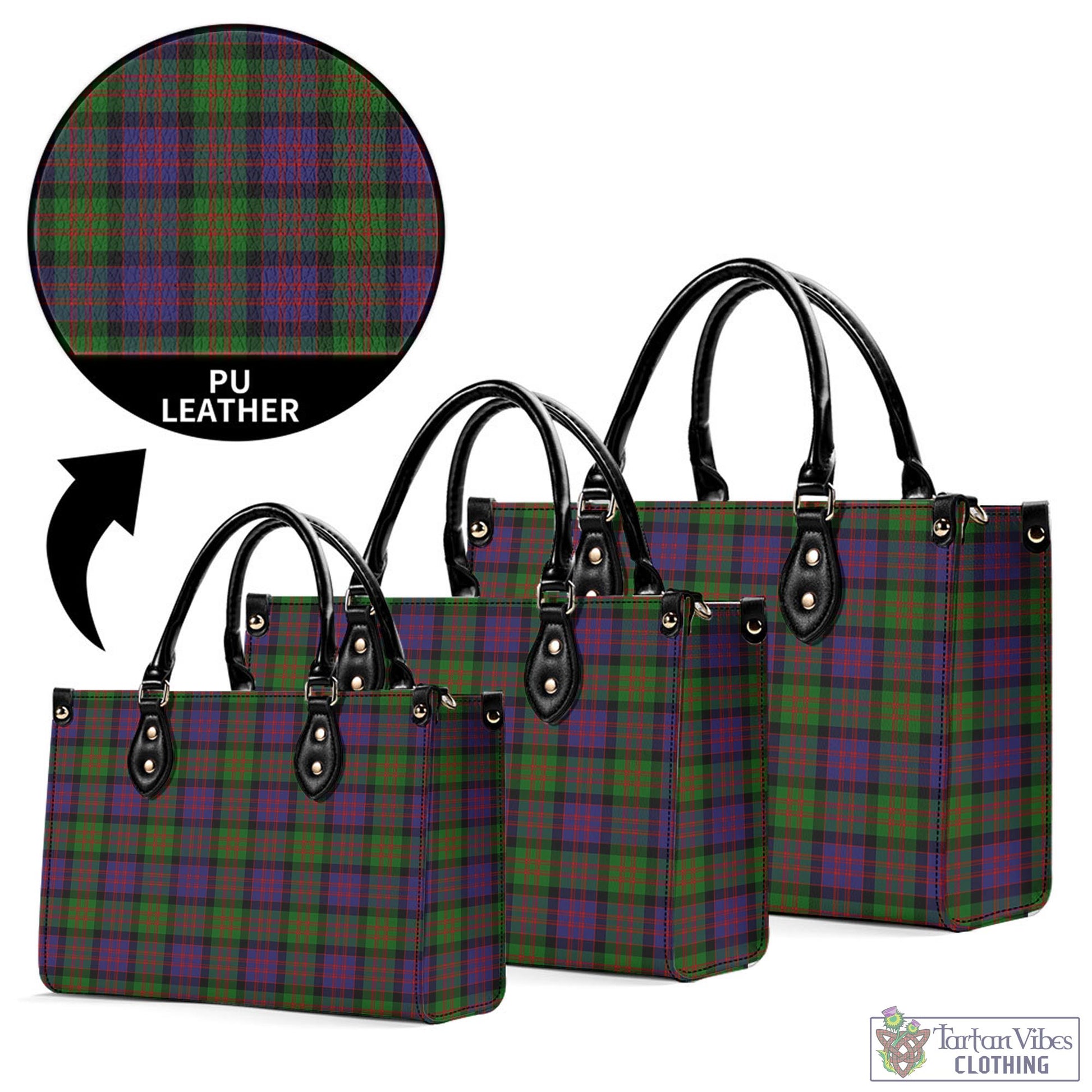 Tartan Vibes Clothing MacDonald Tartan Luxury Leather Handbags