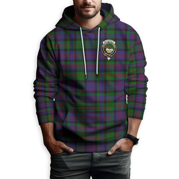 MacDonald (McDonald) Tartan Hoodie with Family Crest