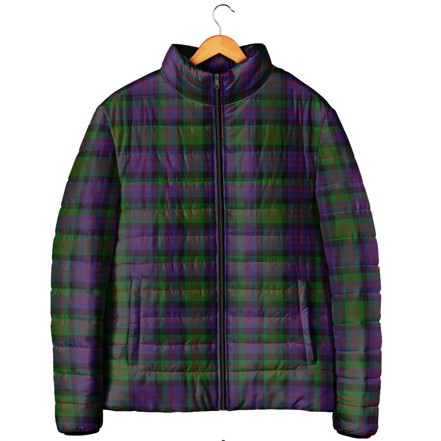 MacDonald (McDonald) Tartan Padded Jacket Men's Padded Jacket - Tartan Vibes Clothing