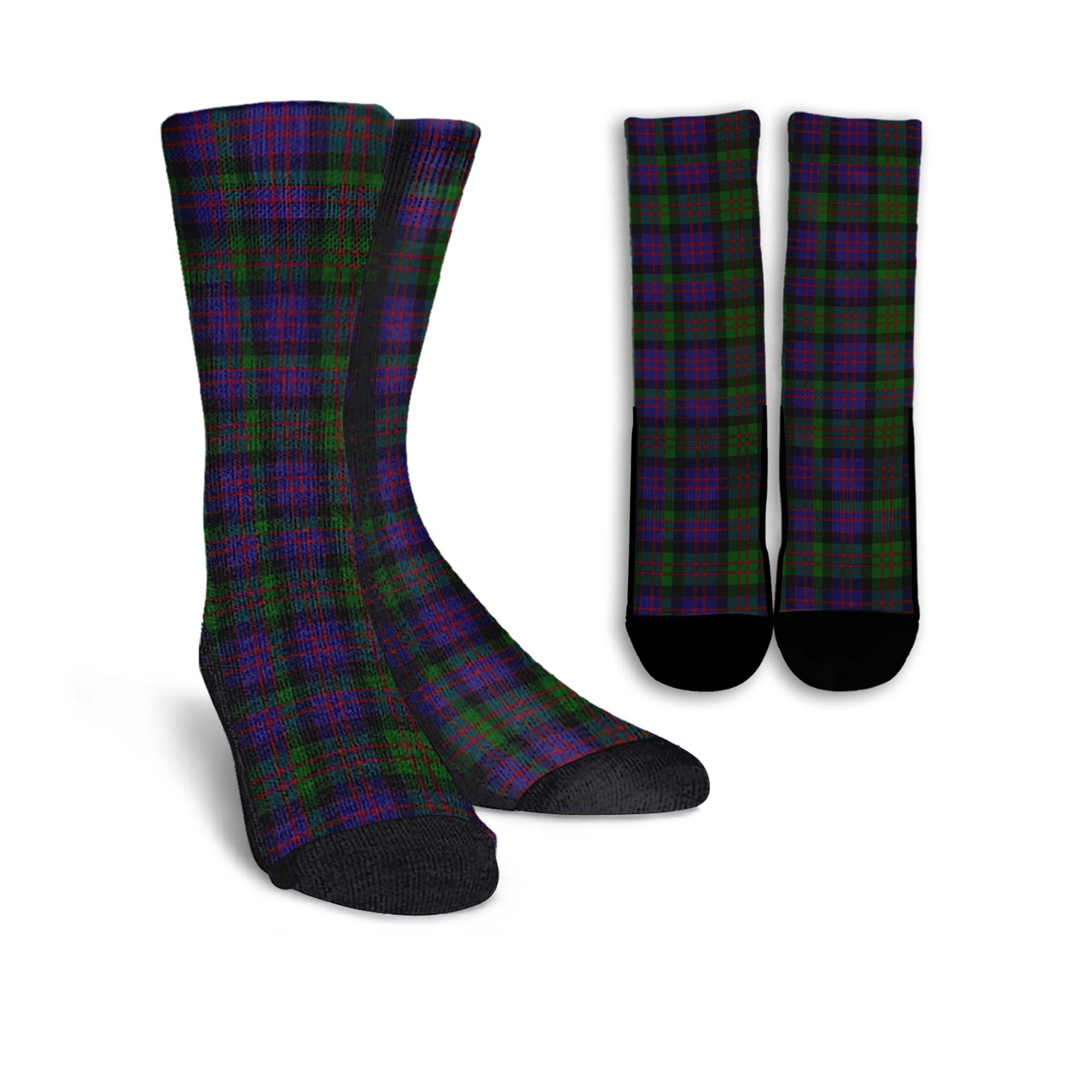 MacDonald Tartan Crew Socks - Tartanvibesclothing