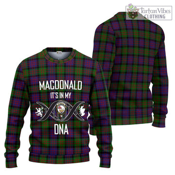 MacDonald (McDonald) Tartan Ugly Sweater with Family Crest DNA In Me Style