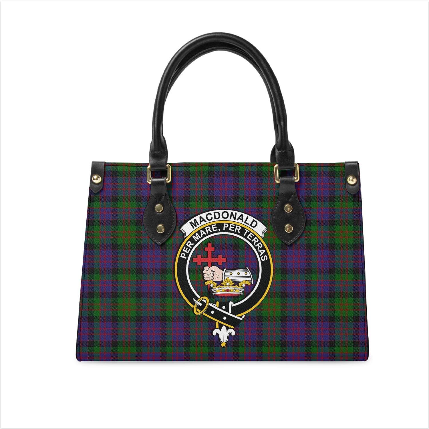 macdonald-tartan-leather-bag-with-family-crest