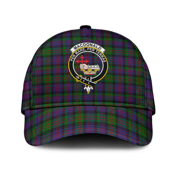 MacDonald (McDonald) Tartan Classic Cap with Family Crest