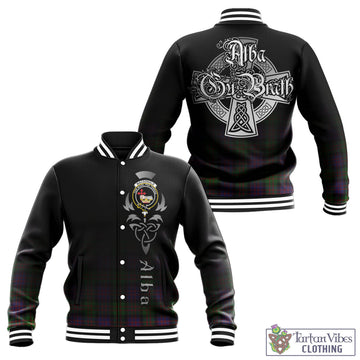 MacDonald (McDonald) Tartan Baseball Jacket Featuring Alba Gu Brath Family Crest Celtic Inspired