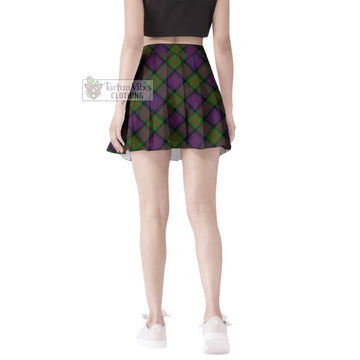 MacDonald (McDonald) Tartan Women's Plated Mini Skirt Cross Style