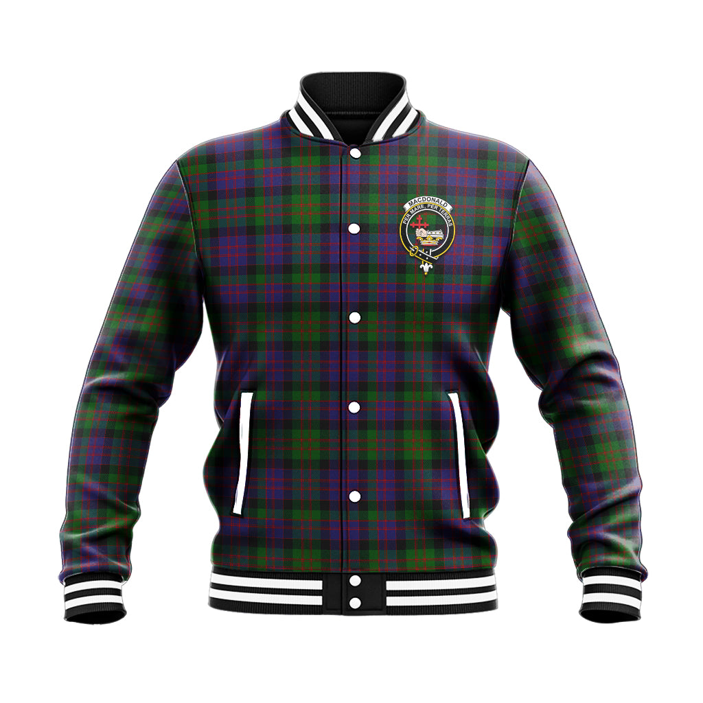 MacDonald (McDonald) Tartan Baseball Jacket with Family Crest - Tartan Vibes Clothing