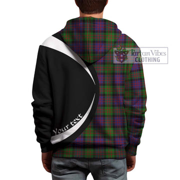 MacDonald (McDonald) Tartan Hoodie with Family Crest Circle Style