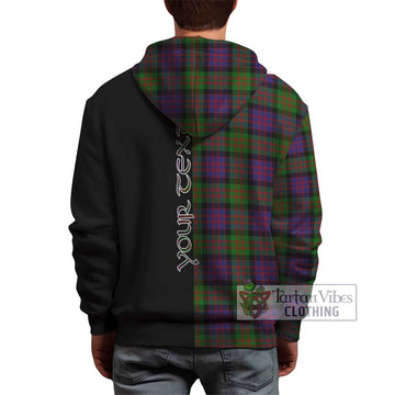 MacDonald (McDonald) Tartan Hoodie with Family Crest and Half Of Me Style