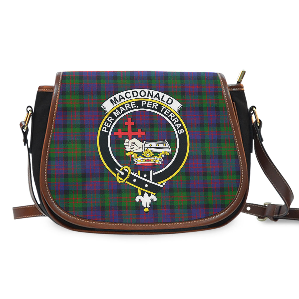 MacDonald (McDonald) Tartan Saddle Bag with Family Crest - Tartan Vibes Clothing