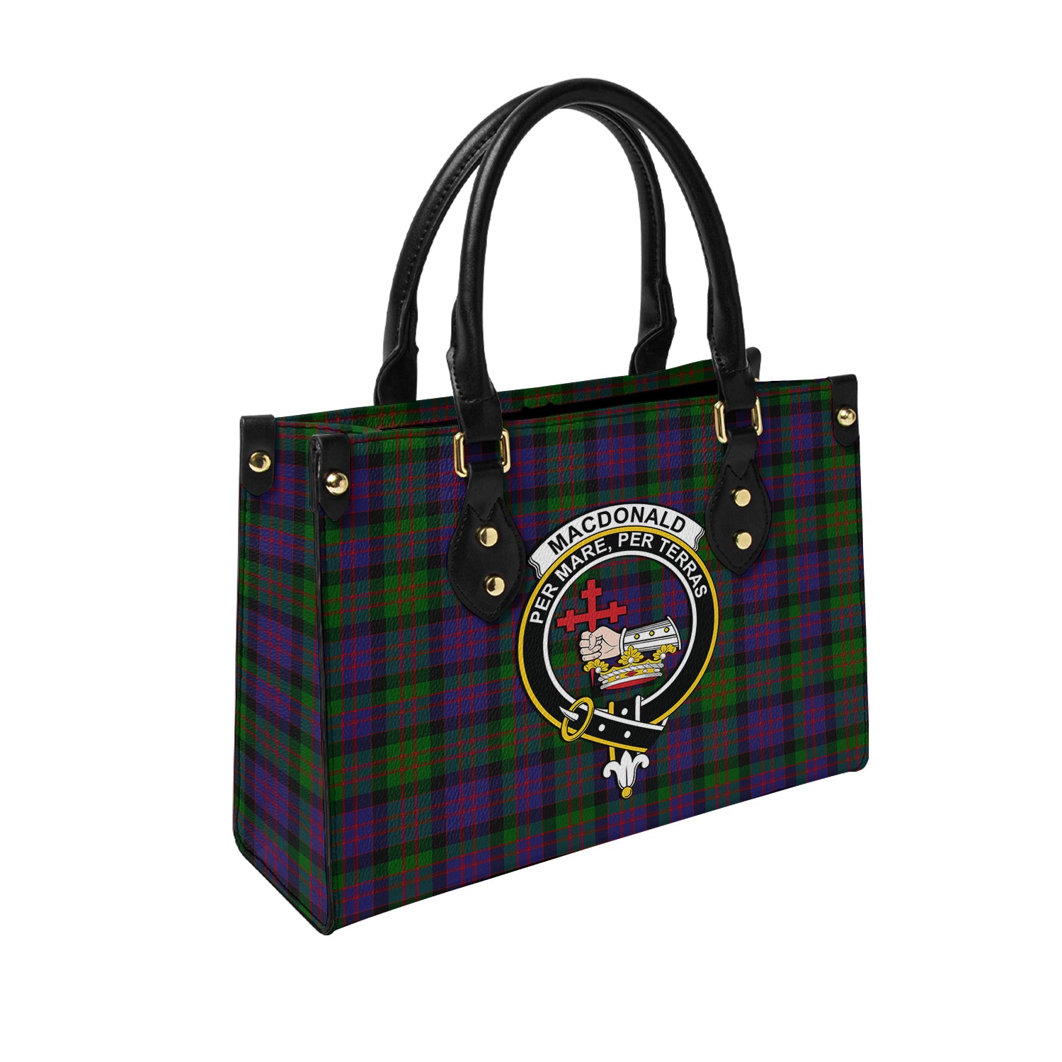 macdonald-tartan-leather-bag-with-family-crest