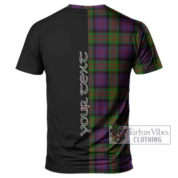 MacDonald (McDonald) Tartan T-Shirt with Family Crest and Half Of Me Style