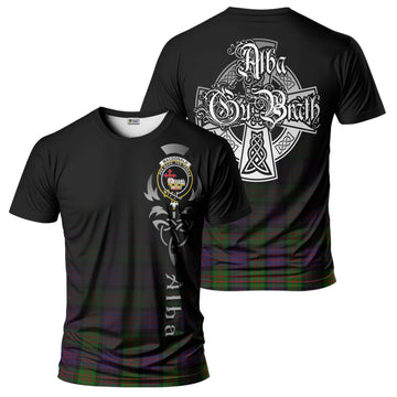 MacDonald (McDonald) Tartan T-Shirt Featuring Alba Gu Brath Family Crest Celtic Inspired