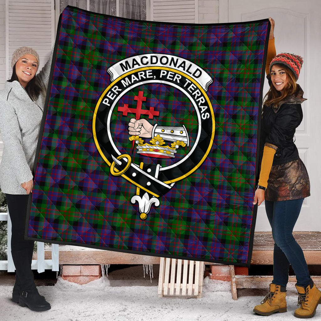 macdonald-tartan-quilt-with-family-crest