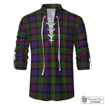 MacDonald (McDonald) Tartan Men's Scottish Traditional Jacobite Ghillie Kilt Shirt