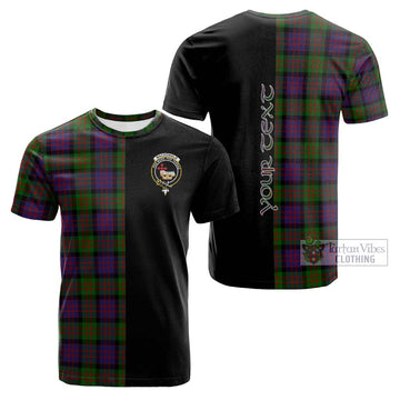 MacDonald (McDonald) Tartan Cotton T-shirt with Family Crest and Half Of Me Style