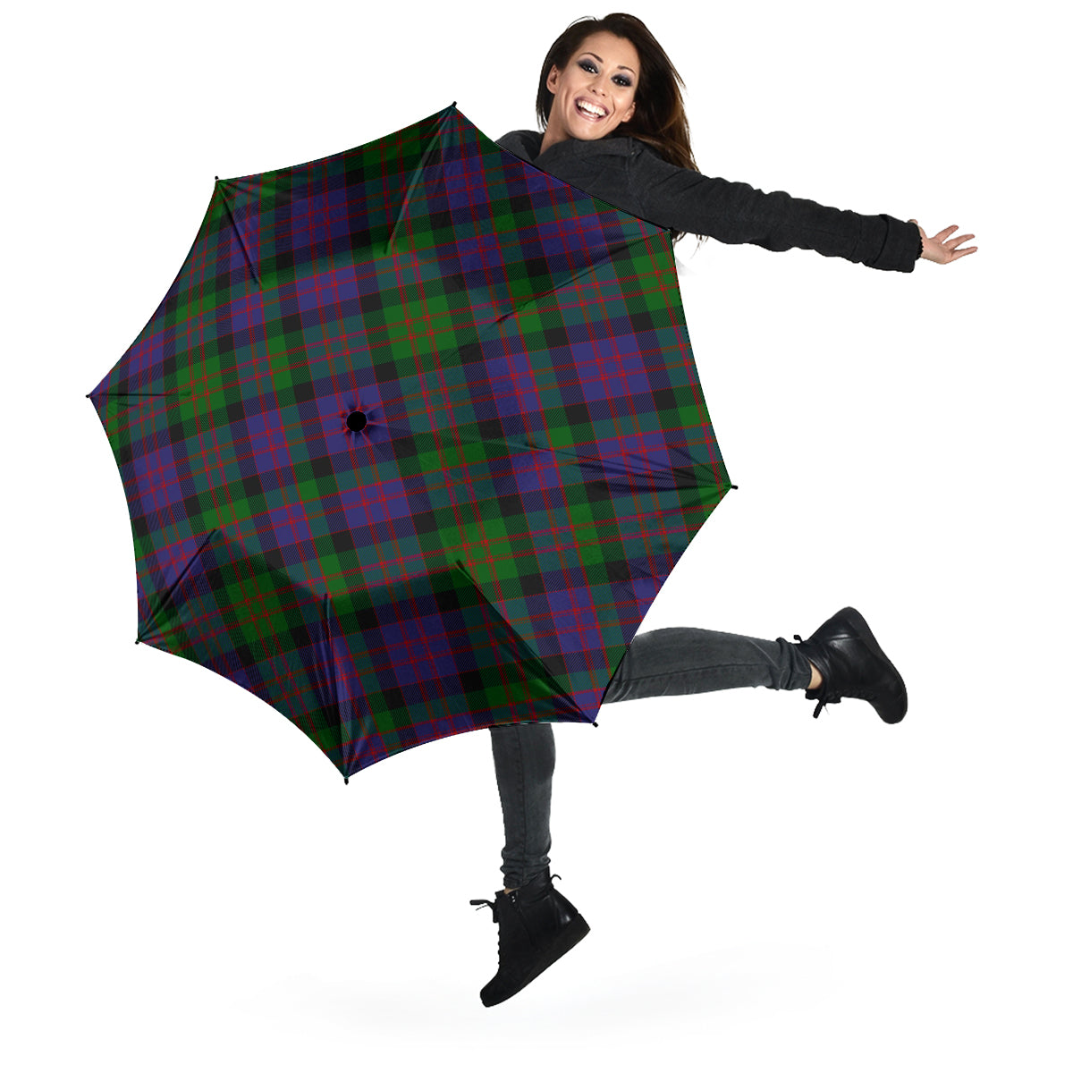 MacDonald Tartan Umbrella - Tartanvibesclothing