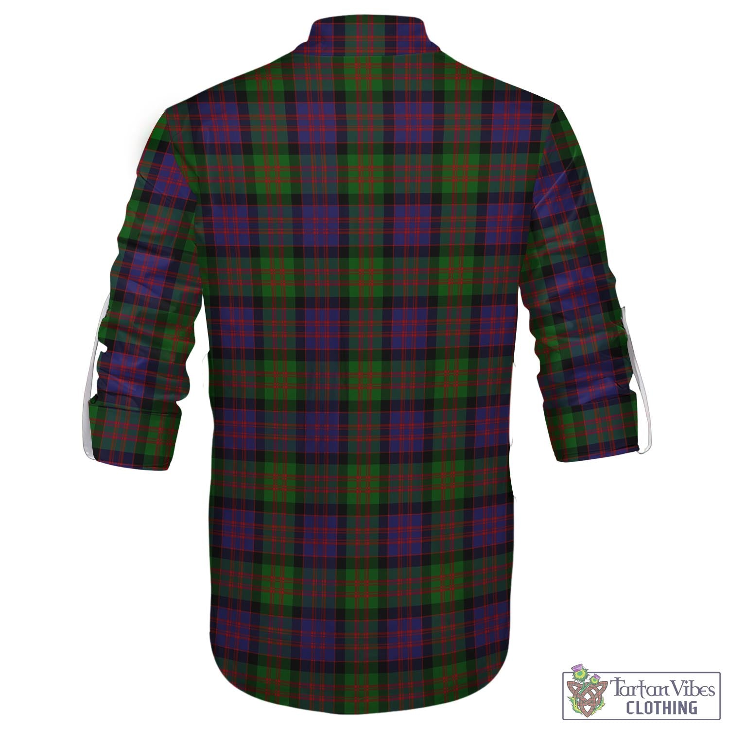MacDonald (McDonald) Tartan Men's Scottish Traditional Jacobite Ghillie Kilt Shirt - Tartan Vibes Clothing