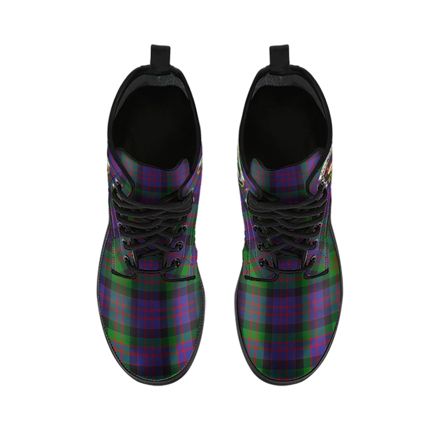 macdonald-tartan-leather-boots-with-family-crest