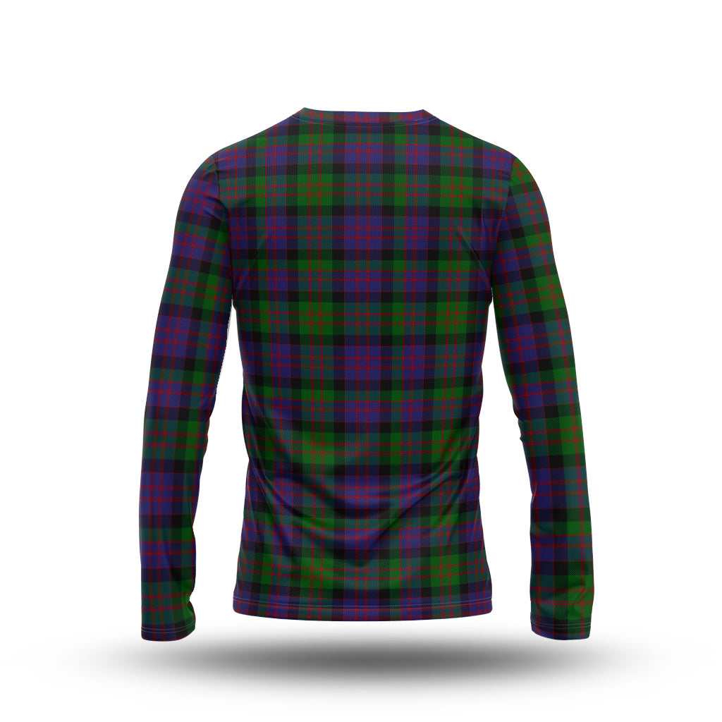 MacDonald (McDonald) Tartan Long Sleeve T-Shirt with Family Crest - Tartan Vibes Clothing