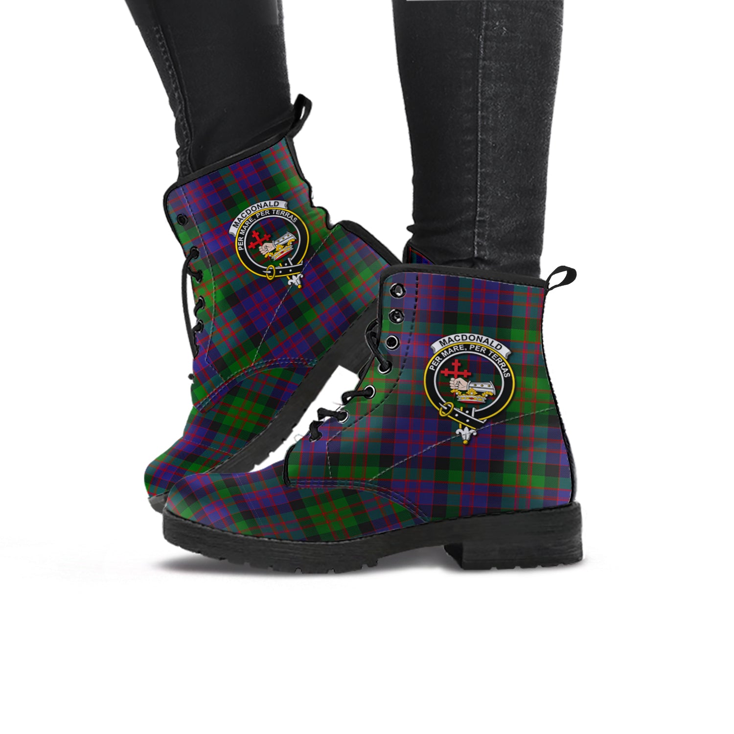 macdonald-tartan-leather-boots-with-family-crest