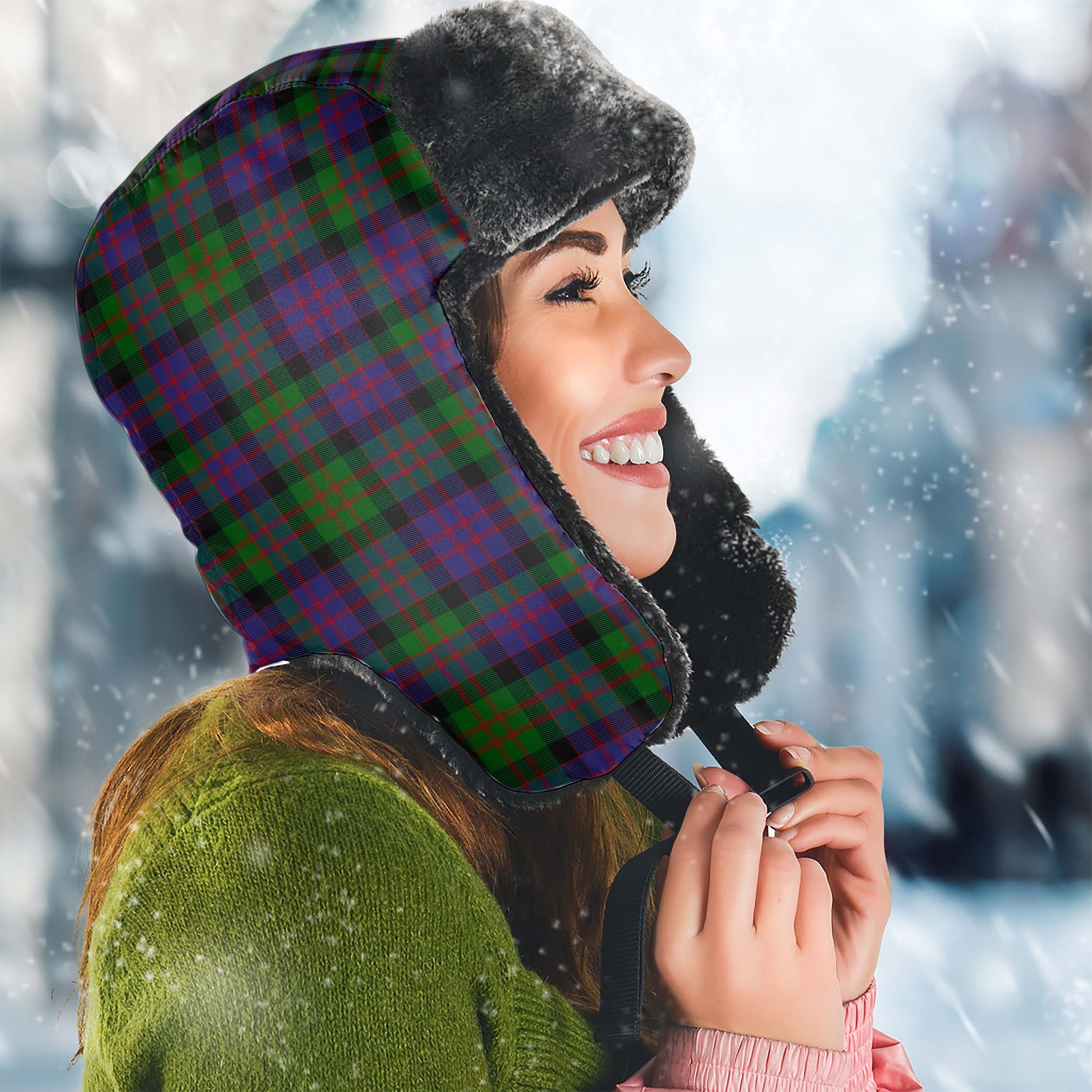 MacDonald Tartan Winter Trapper Hat - Tartanvibesclothing