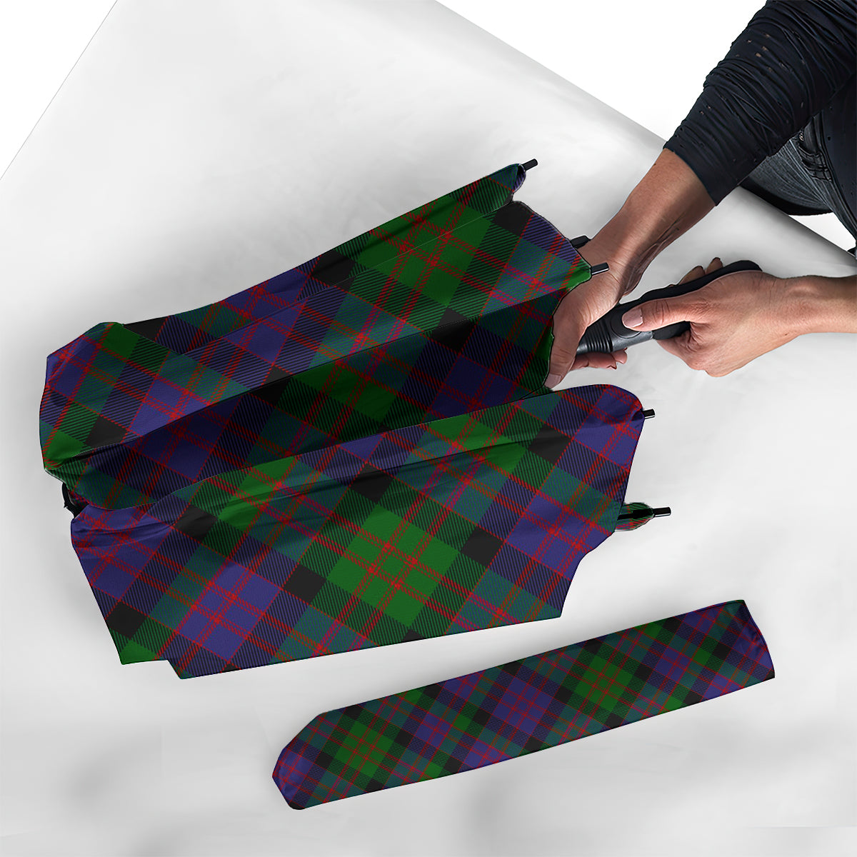 MacDonald Tartan Umbrella - Tartanvibesclothing