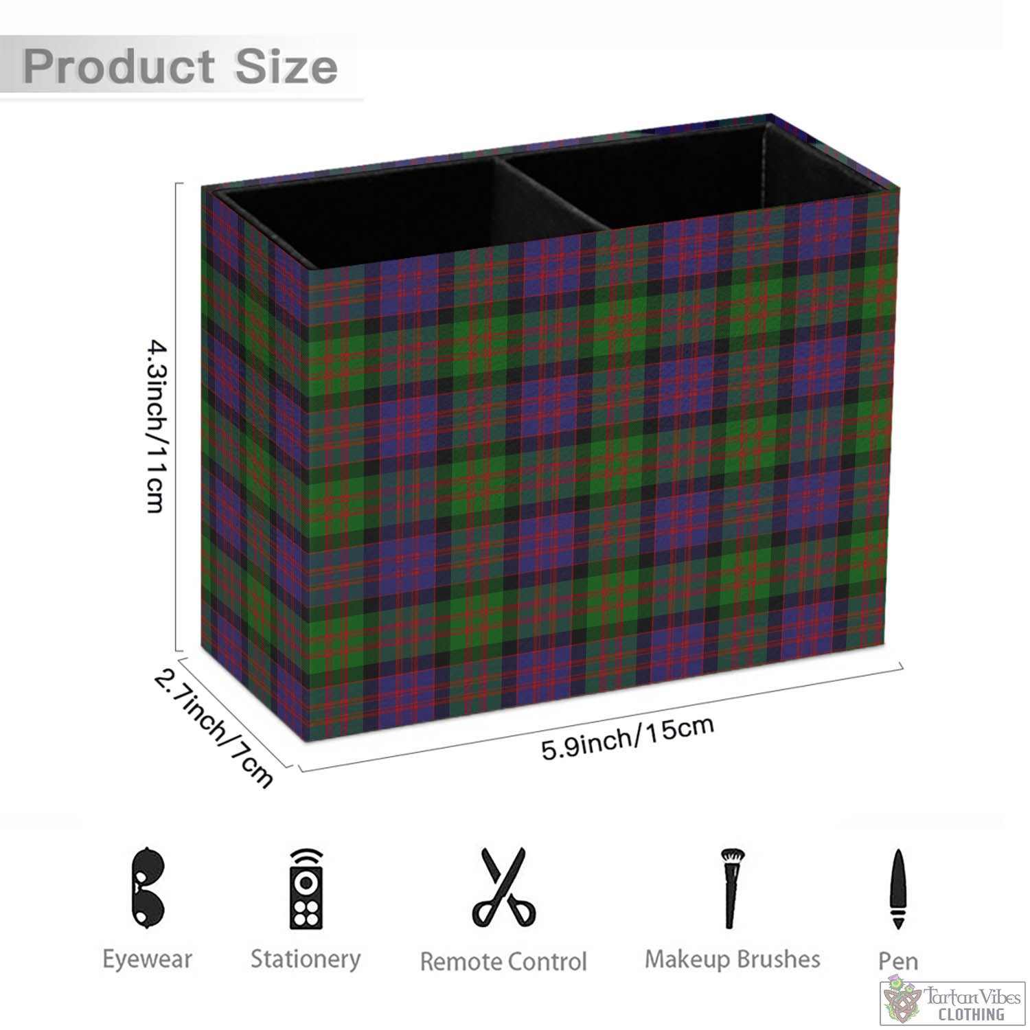 Tartan Vibes Clothing MacDonald Tartan Pen Holder